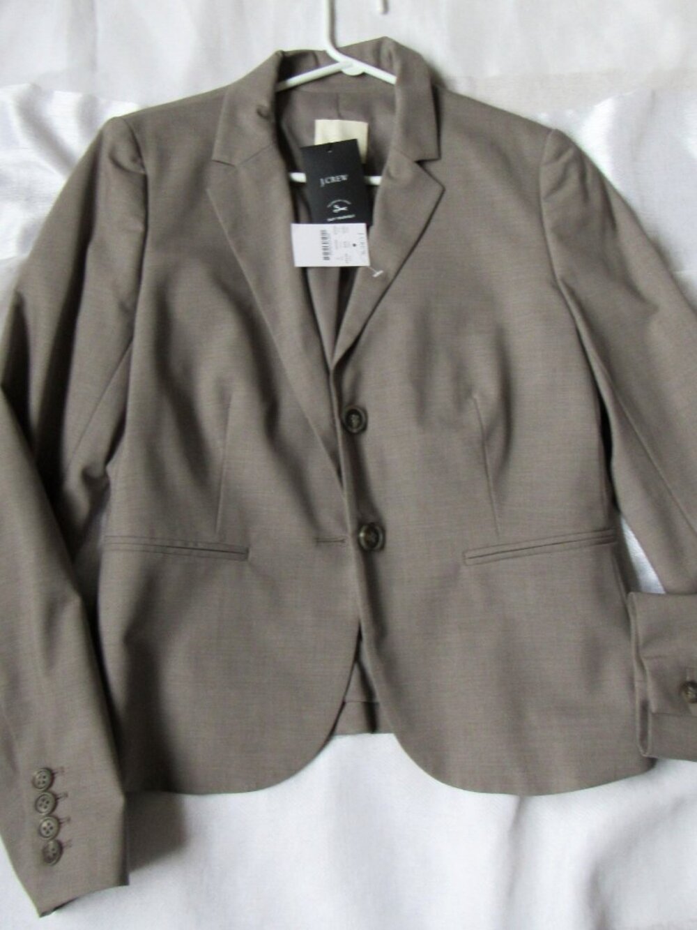 J Crew Women Blazer, Wool(94%), color: cocoa; sz.4